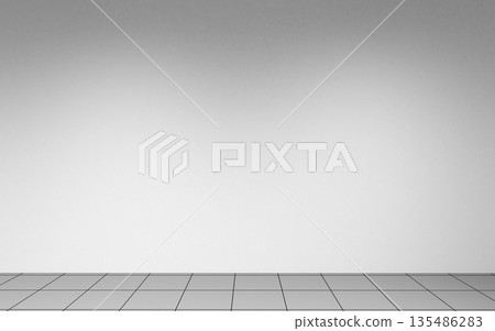 empty room, interior visualization, 3D illustration 135486283