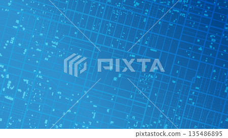 Simple city plan with grid and buildings. Abstract city map urban streets and road networks. Travel route planning and map navigation concepts. Flat vector illustration Simple city plan with grid and buildings. Abstract city map urban streets and road networks. Travel route planning and map navigation concepts. Flat vector illustration 135486895