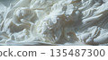 Intricate floral patterns provide a tactile, luxurious experience with a beautiful design. 135487300