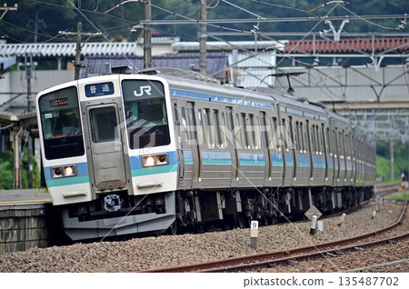 Chuo Main Line Uenohara JR East Series 211 N604 formation (Nagano) 135487702