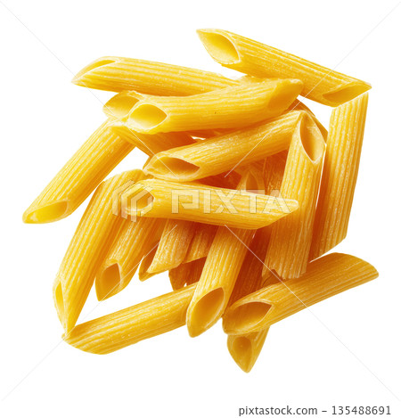 Colorful Easter Eggs Nestled in a Basket Filled With Flowers for Spring Celebration 135488691