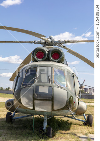 multi-purpose helicopter of military aviation, equipment for the army 135488834