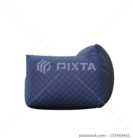 armchair isolate on a transparent background, comfortable furniture for home interior, 3D illustration, cg render armchair isolate on a transparent background, comfortable furniture for home interior, 3D illustration, cg render 135489482