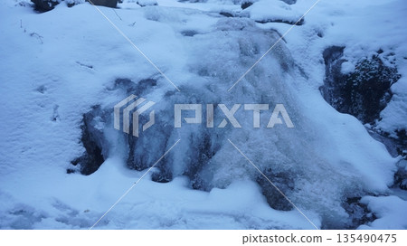Naruiwa River Frozen Waterfall Naruiwa River Frozen Waterfall 135490475