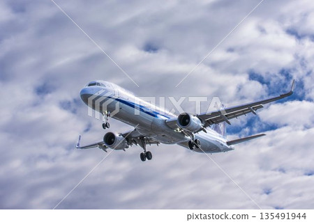 Winter Osaka Airport (Itami Airport) Landing plane Toyonaka City, Osaka Prefecture Winter Osaka Airport (Itami Airport) Landing plane Toyonaka City, Osaka Prefecture 135491944