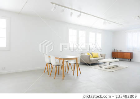 Bright living room Bright living room 135492809