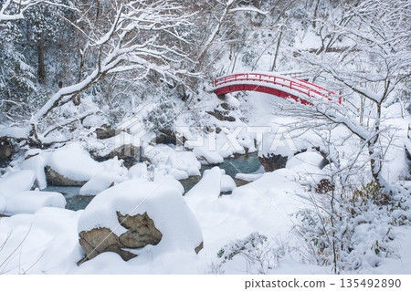 湯森谷(冬季):紅葉橋 湯森谷(冬季):紅葉橋 135492890
