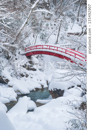 Yumori Valley (Winter): Momiji Bridge 135492907
