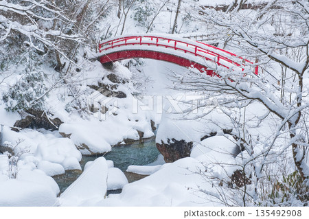 湯森谷(冬季):紅葉橋 湯森谷(冬季):紅葉橋 135492908