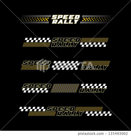 Sample text decals yellow and white 135493002