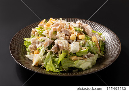Pork shabu-shabu salad 135493280