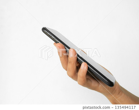 Hand Woman Hold Phone, she Cellphone Screen Application media Ai generated and Shopping Online with Internet Wifi, Business Technology Communication Lifestyles, Female Touch Monitor Social Medie. Hand Woman Hold Phone, she Cellphone Screen Application media Ai generated and Shopping Online with Internet Wifi, Business Technology Communication Lifestyles, Female Touch Monitor Social Medie. 135494117