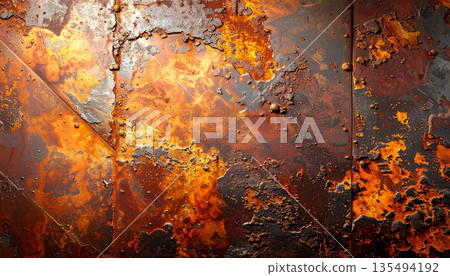 Abstract Rust and Corrosion Texture Abstract Rust and Corrosion Texture 135494192