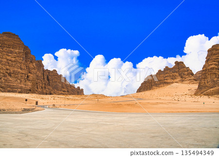 Spectacular views of the Maraya Concert Hall area 135494349