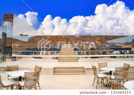 Spectacular views of the Maraya Concert Hall area 135494353