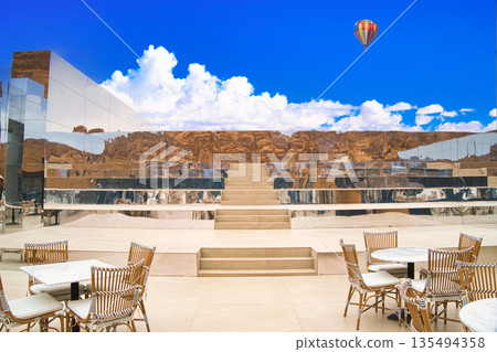 Spectacular views of the Maraya Concert Hall area 135494358