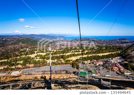 Mount Fuji from the Omuroyama Mountain Lift [Ito City, Shizuoka Prefecture] 135494645