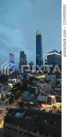 cityscape at night cityscape at night 135495083