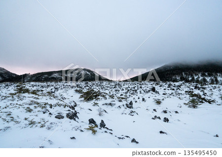Snowy Yatsugatake and Kitayokodake 135495450