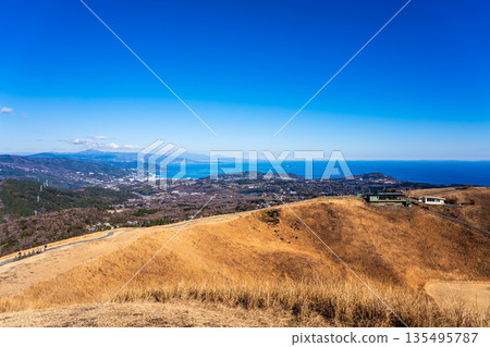 Mount Omuroyama climbing lift Mount Omuroyama from the summit [Ito City, Shizuoka Prefecture] 135495787