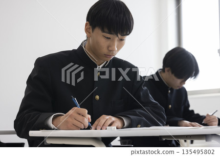 Boys studying to study Boys studying to study 135495802