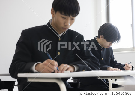 Boys studying to study Boys studying to study 135495803