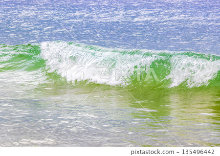 Copacabana Leme Beach Water and Waves Rio de Janeiro Brazil. Copacabana Leme Beach Water and Waves Rio de Janeiro Brazil. 135496442