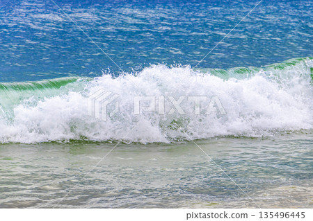 Copacabana Leme Beach Water and Waves Rio de Janeiro Brazil. Copacabana Leme Beach Water and Waves Rio de Janeiro Brazil. 135496445