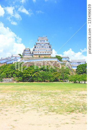 Scenery of National Treasure Himeji Castle, Himeji City, Hyogo Prefecture Scenery of National Treasure Himeji Castle, Himeji City, Hyogo Prefecture 135496639