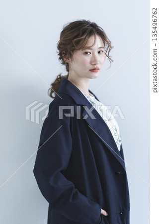 Young lady's portrait Young lady's portrait 135496762