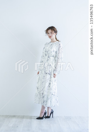 Young lady's portrait Young lady's portrait 135496763