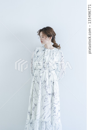 Young lady's portrait Young lady's portrait 135496771