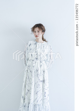 Young lady's portrait Young lady's portrait 135496772
