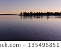 Lake at dusk 135496851