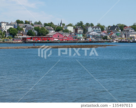 Colorful houses in Old Lunenburg, Canada 135497013
