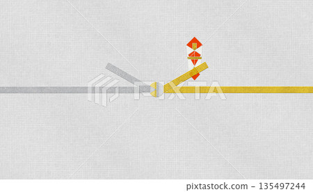 Stylish Japanese modern washi paper and gold and silver Mizuhiki, "Musubikiri" for celebrations and celebratory occasions Stylish Japanese modern washi paper and gold and silver Mizuhiki, "Musubikiri" for celebrations and celebratory occasions 135497244