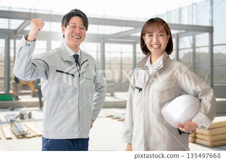 Working men and women Working men and women 135497668