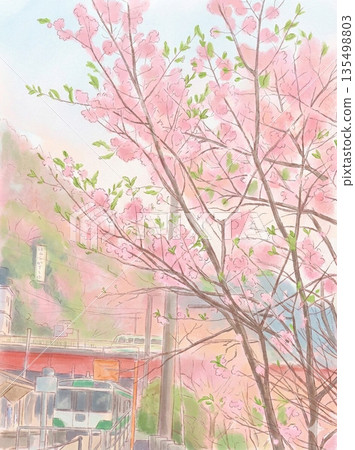 搭乘當地火車穿越一處隱密的泉水區 135498803