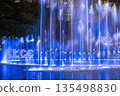 Illuminated fountain at KLCC, Kuala Lumpur, Malaysia 135498830