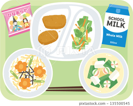 學校午餐女兒節菜單 135500545