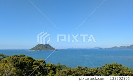 Karatsu Bay seen from Karatsu castle Karatsu Bay seen from Karatsu castle 135502595