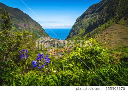 Sao Vicente in the picturesque deep valley, Madeira, Portugal Sao Vicente in the picturesque deep valley, Madeira, Portugal 135502670