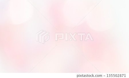 Soft, sparkling background, pink, cherry blossom pink, bokeh, blurred gradation 135502871