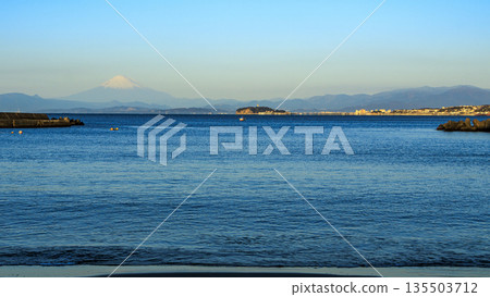 View of Shonan Sea and Mt. Fuji from Shonan View of Shonan Sea and Mt. Fuji from Shonan 135503712
