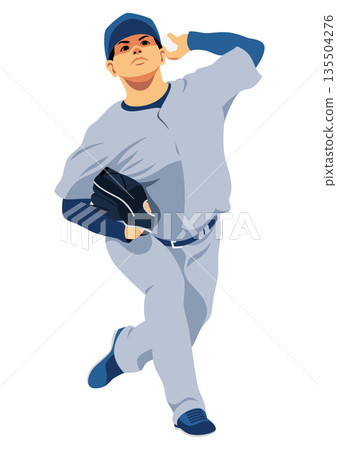 Baseball player "Pitcher" 135504276