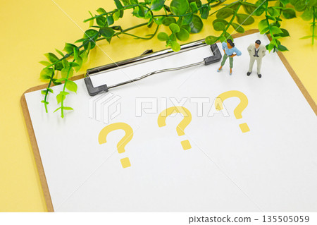 Question mark character material Question mark character material 135505059