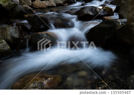 Beautiful river flow Beautiful river flow 135505487