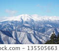 Mount Norikura as seen from Nomugi Pass Ski Resort 135505663