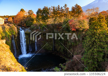 The powerful flow of Otodome Falls in Fujinomiya City 135506224