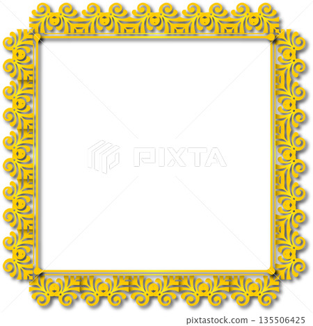 Vintage gold decorative vector frame in Gothic style - elegant vector frame on white background, EPS10, hallowen, crismes. Vintage gold decorative vector frame in Gothic style - elegant vector frame on white background, EPS10, hallowen, crismes. 135506425